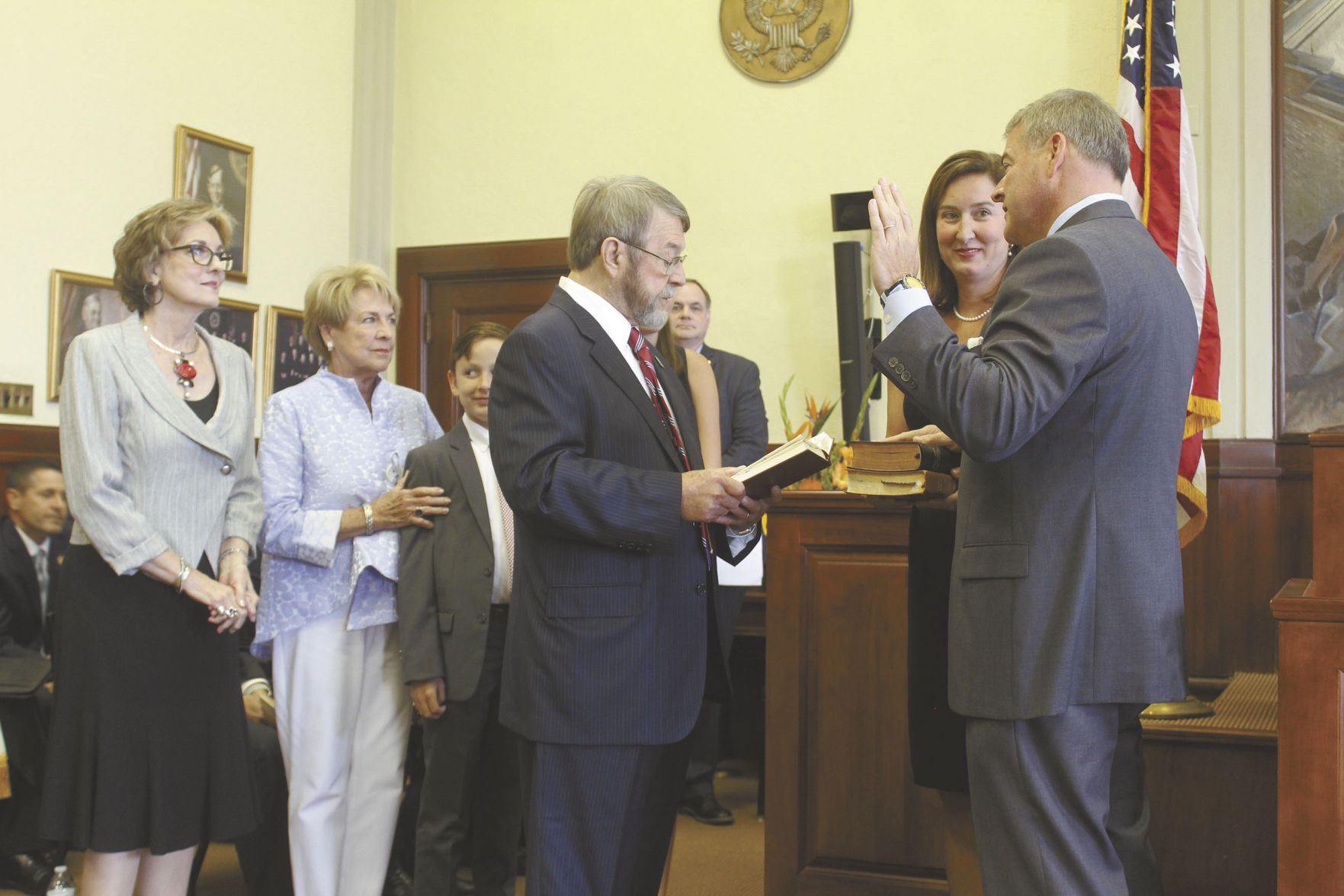 Investiture of U.S. District Judge Liles Burke